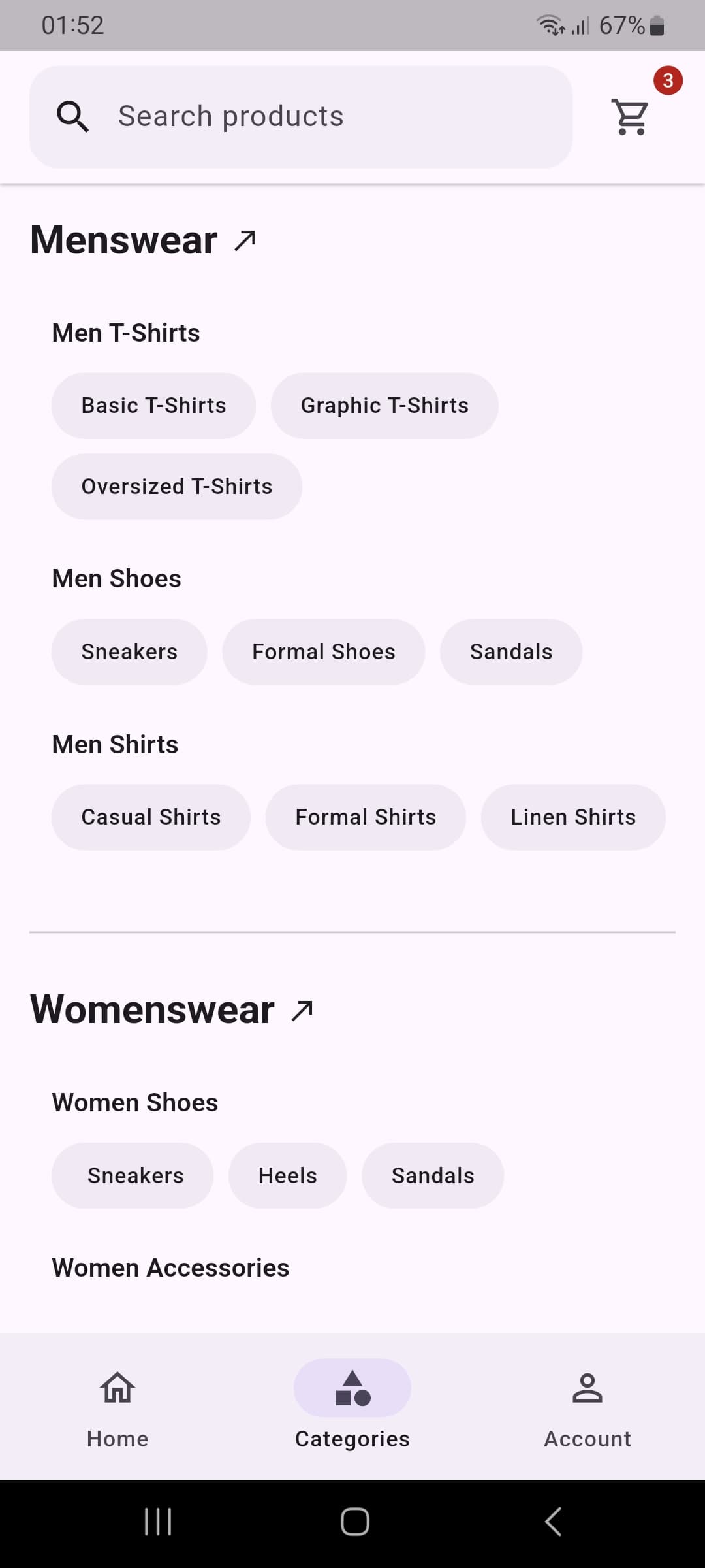 Category Navigation