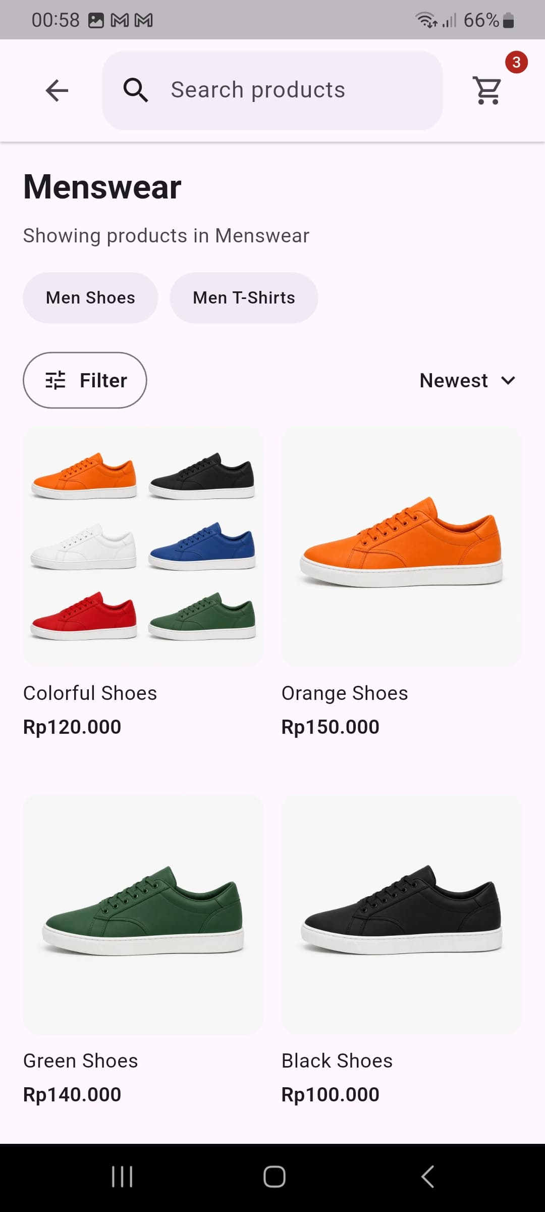 Product Listing